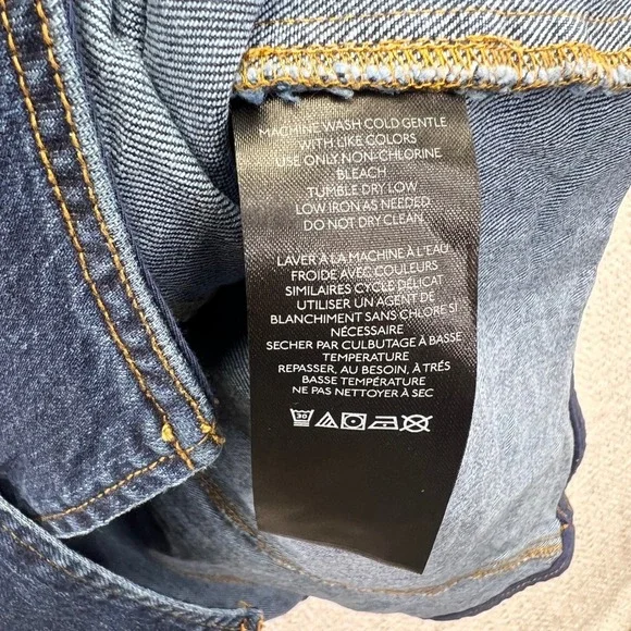 Pilcro Anthropologie Women's Denim Dress Sleeveless Button Front Belted V-Neck - Picture 13 of 14